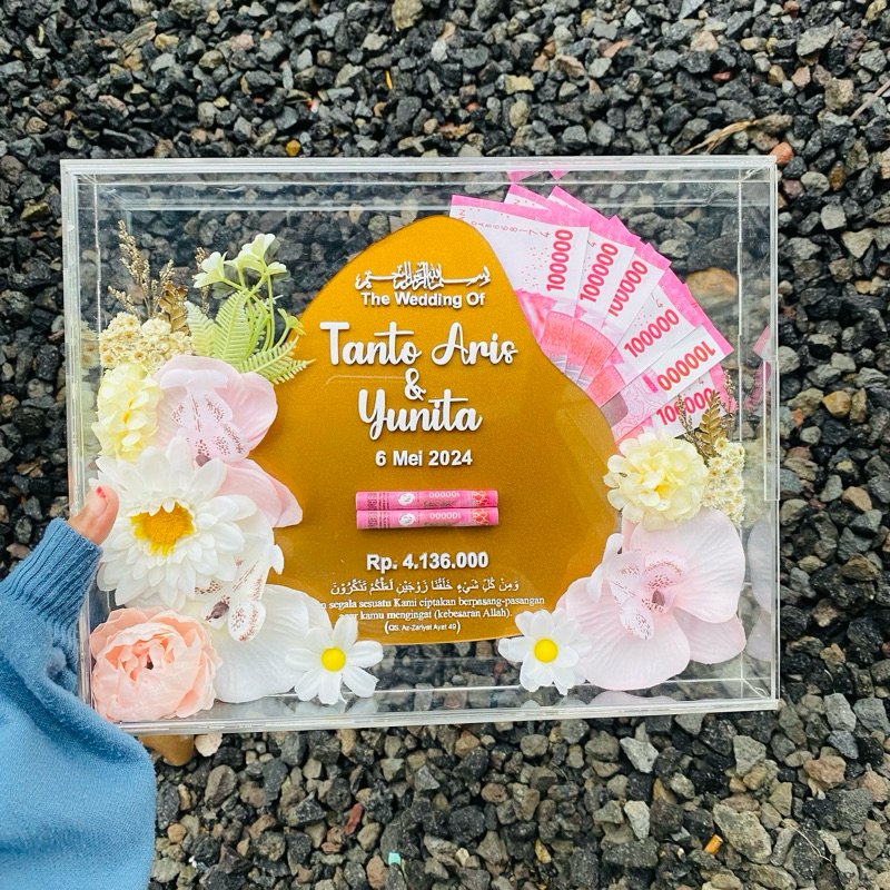 Mahar akrilik Mahar Full akrilik Terbaru Mahar Akrilik Kekinian/Mahar Murah