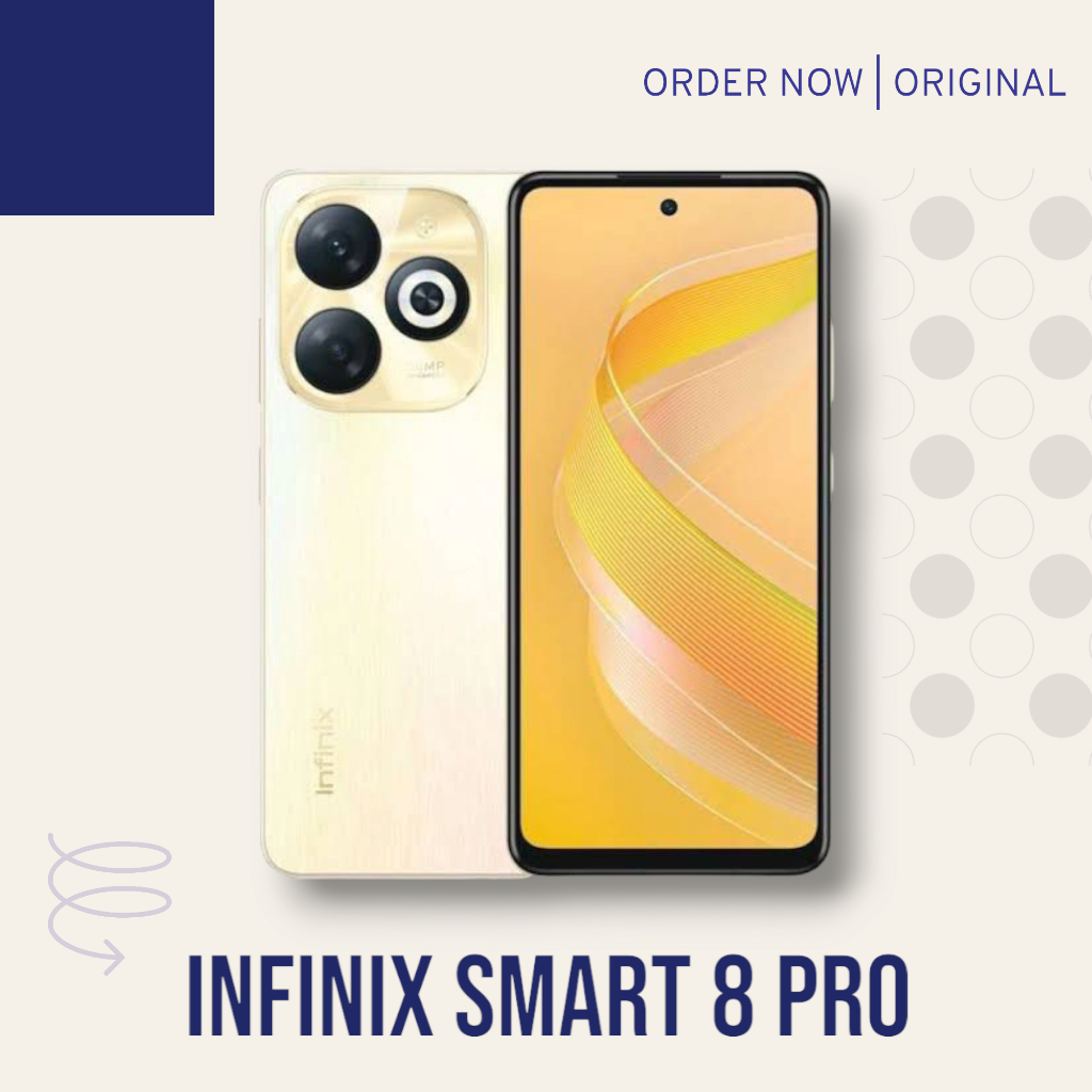 Infinix Smart 8 Pro RAM 8/128GB Garansi Resmi
