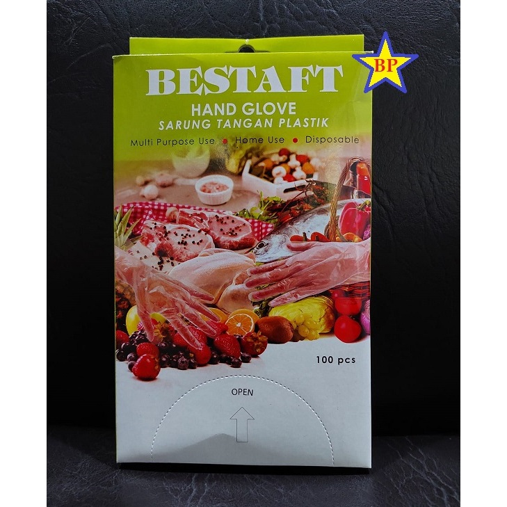 Sarung Tangan Plastik/ Sarung Tangan Plastik Tipis/ Sarung Tangan BESTAFT