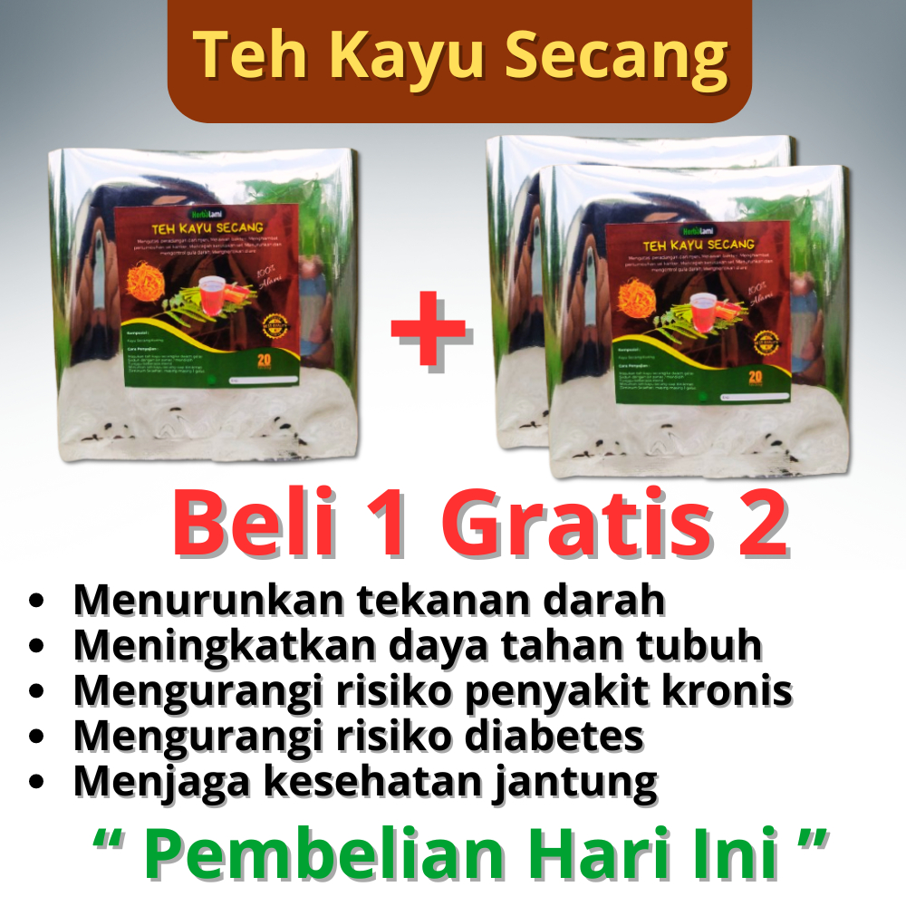

COD" Teh Herbal Kayu Secang Celup Asli Original 100% Penyembuh Berbagai Penyakit