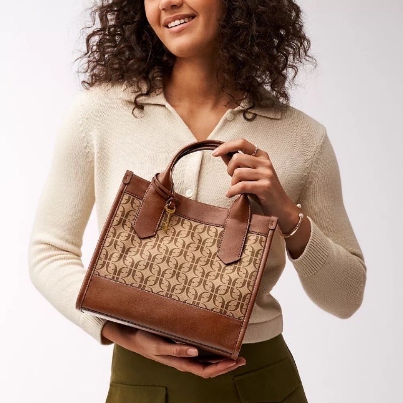 Kyler Satchel Beige/Brown