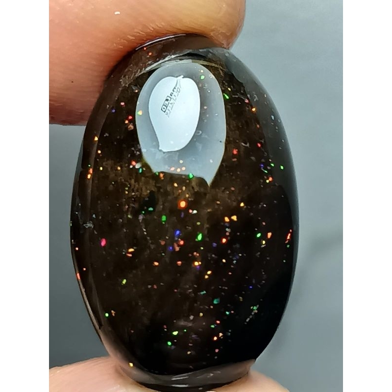Batu Kalimaya Black Oval Asli Banten , Ful Jarong