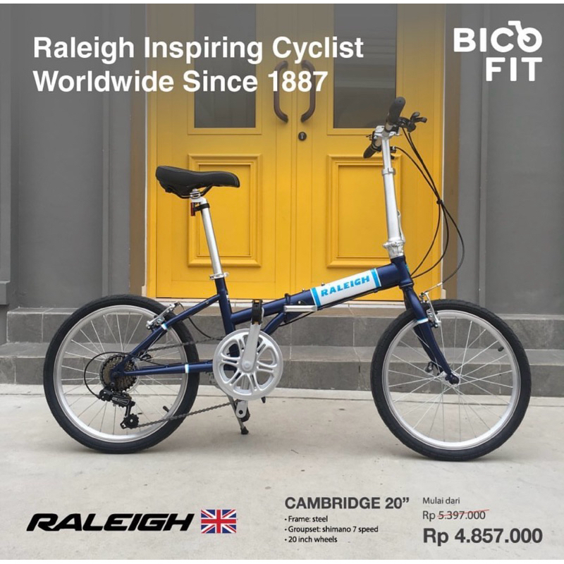 SEPEDA LIPAT RALEIGH CAMBRIDGE SET (S/3)