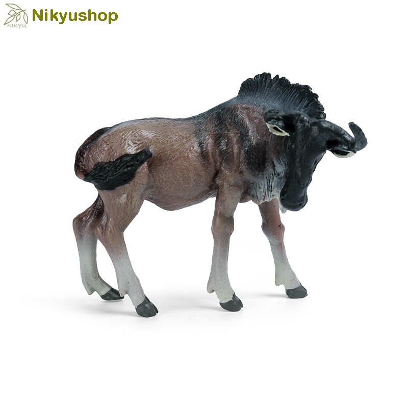 [Nikyushop] Mainan Edukasi Pajangan Figure Hewan Miniatur Antelope Wildebeest