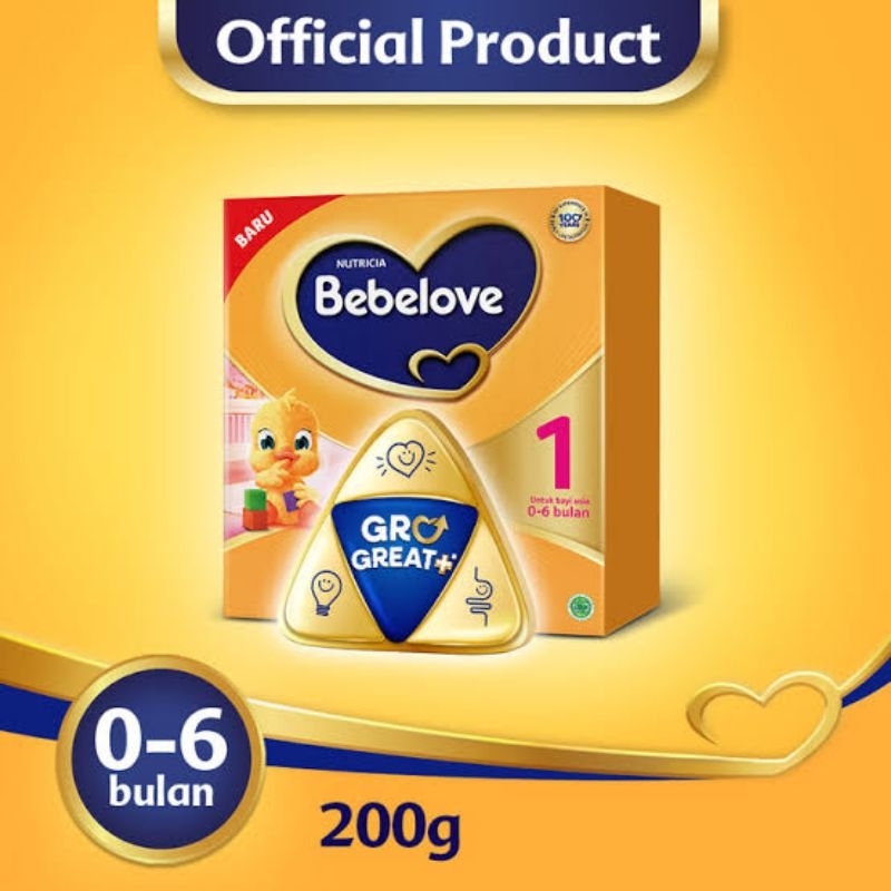 Bebelove 1  Susu bubuk 200 gram (0-6bulan)