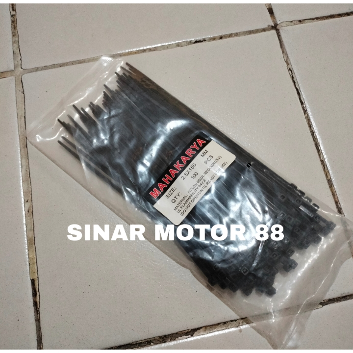 

PROMO Cable Ties Kabel Ties Kabel Tis 15cm Hitam Isi 100 pcs