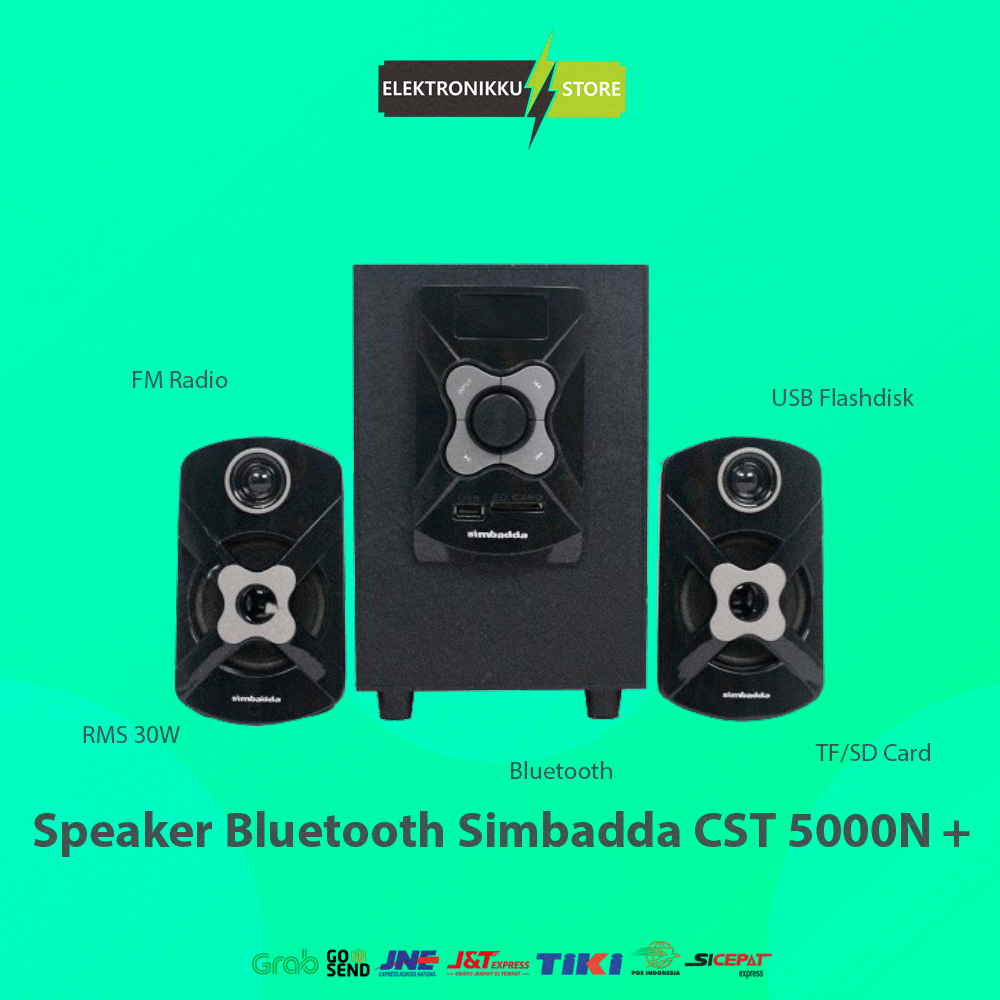 Speaker Simbadda CST 5000N+ Plus Bluetooth Aktif For Komputer PC Laptop HP