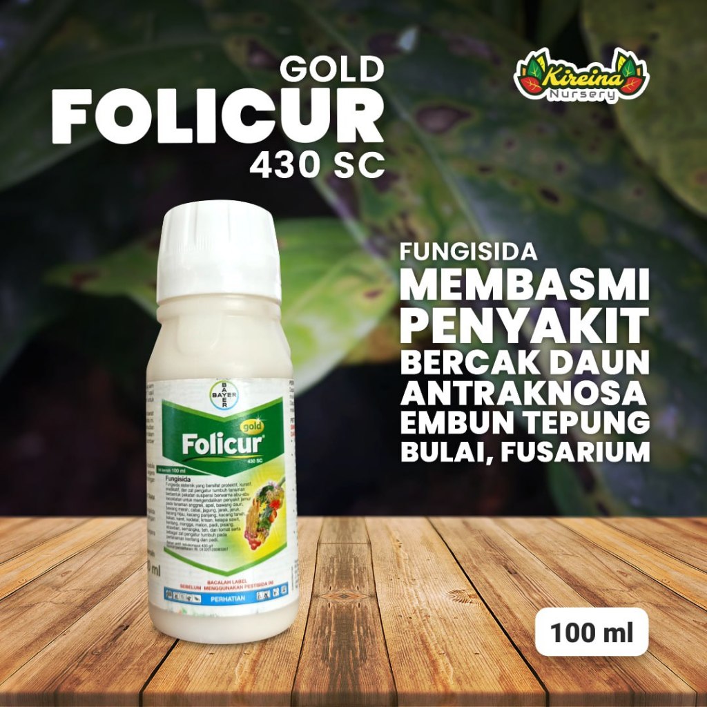 Folicur Gold 430SC 100ml - Fungisida Untuk Mengatasi Bercak Daun, Embun Tepung Bulai & Fusarium