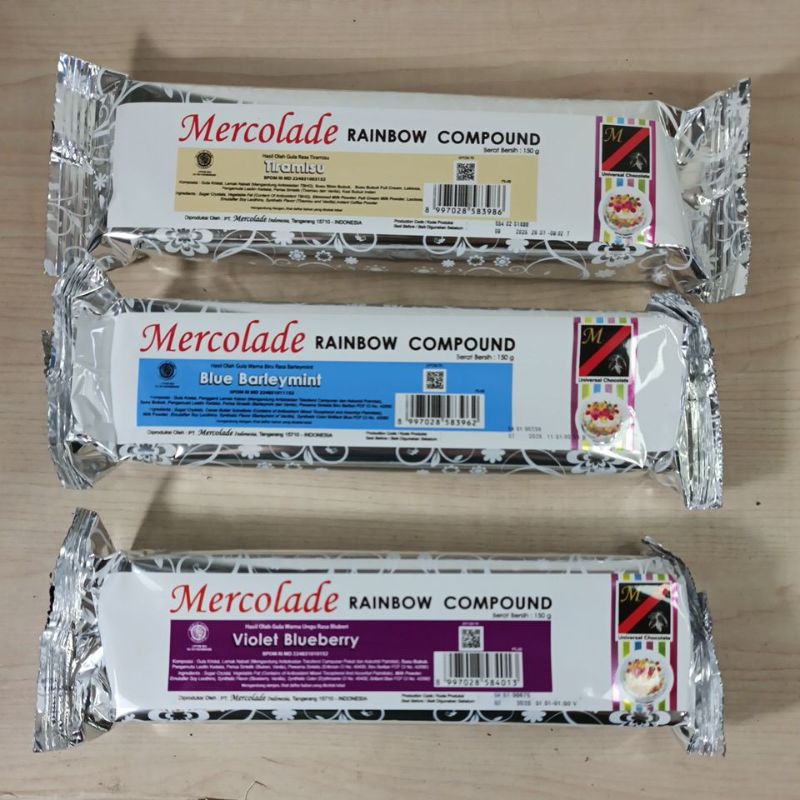 

Coklat Batang Warna Mercolade Rainbow Compound 150 gr