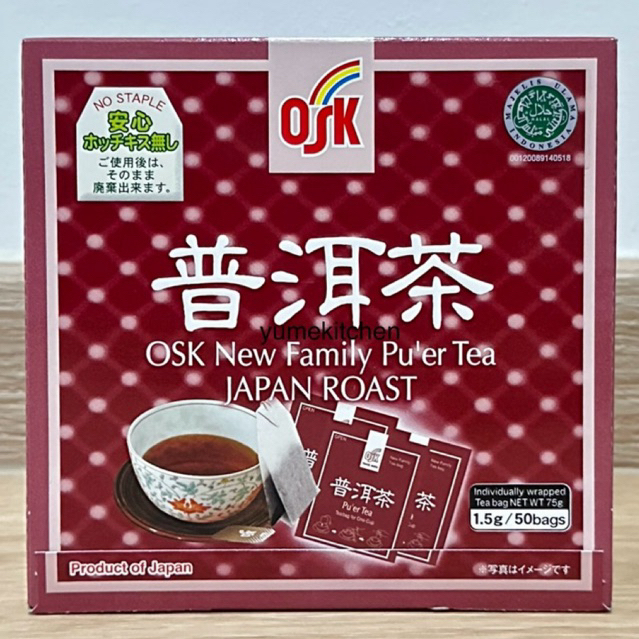

OSK Pu’er Tea Japan Roast (50P) 75 g - Jepang