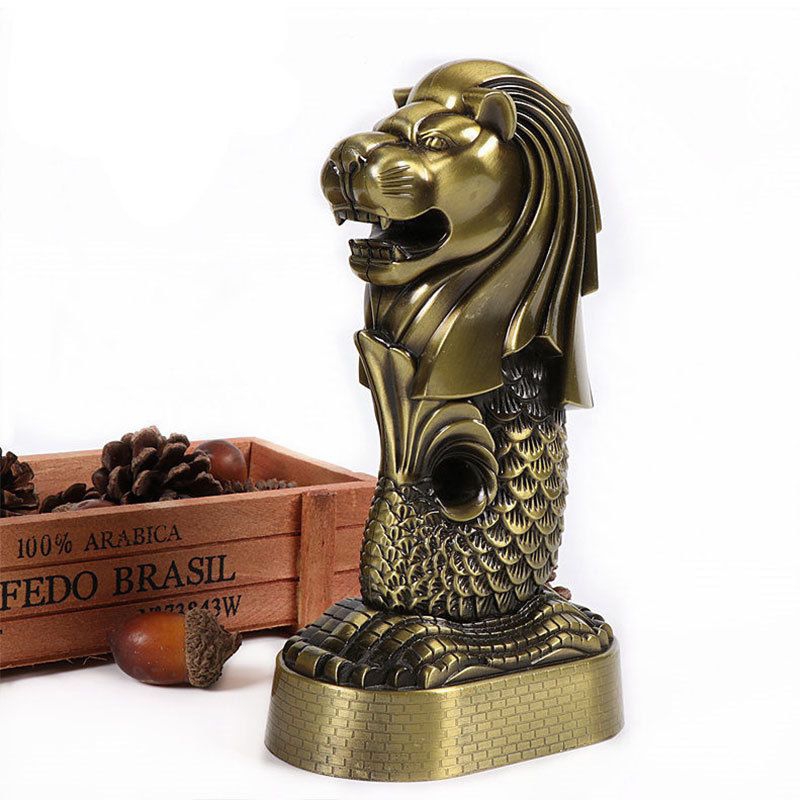 MINIATUR PATUNG MERLION SINGAPORE
