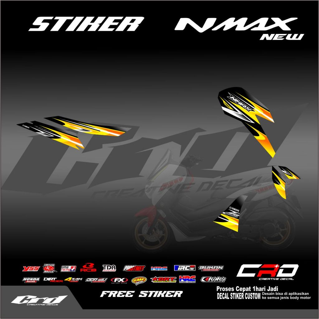 Stiker striping Nmax new Full Body free reques striping nmax new full body free reques
