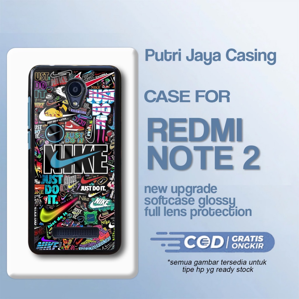 Case Redmi Note 2 Terbaru - Redmi Note 2  - Motif Brand Aesthe Baru Cute - Hardcase Premium Glossy -