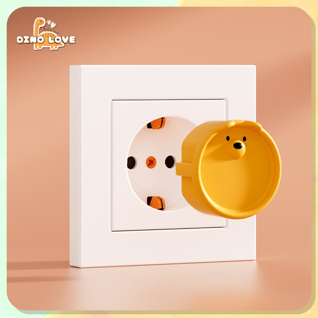 Tutup Stop Kontak Listrik Silikon Listrik Safety Socket Cover Pengaman Stop Kontak Otomatis Electric