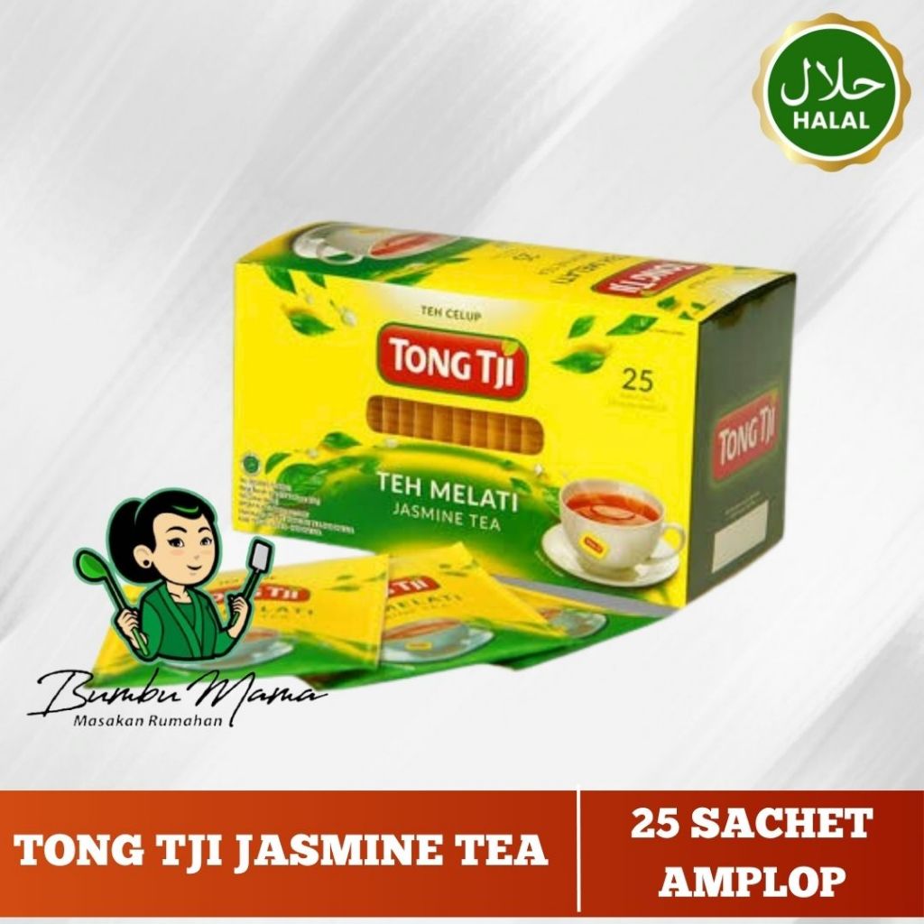 

Tong Tji Jasmine Tea Teh Melati Celup (isi 25 pcs dengan Amplop)