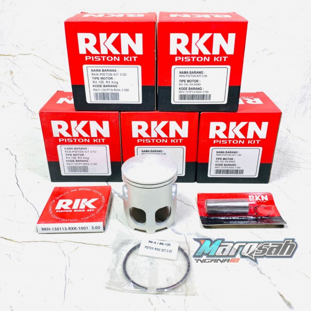 PISTON RX KING/RX135 RKN STD 50 100 200 300 MARQSAH RACING18