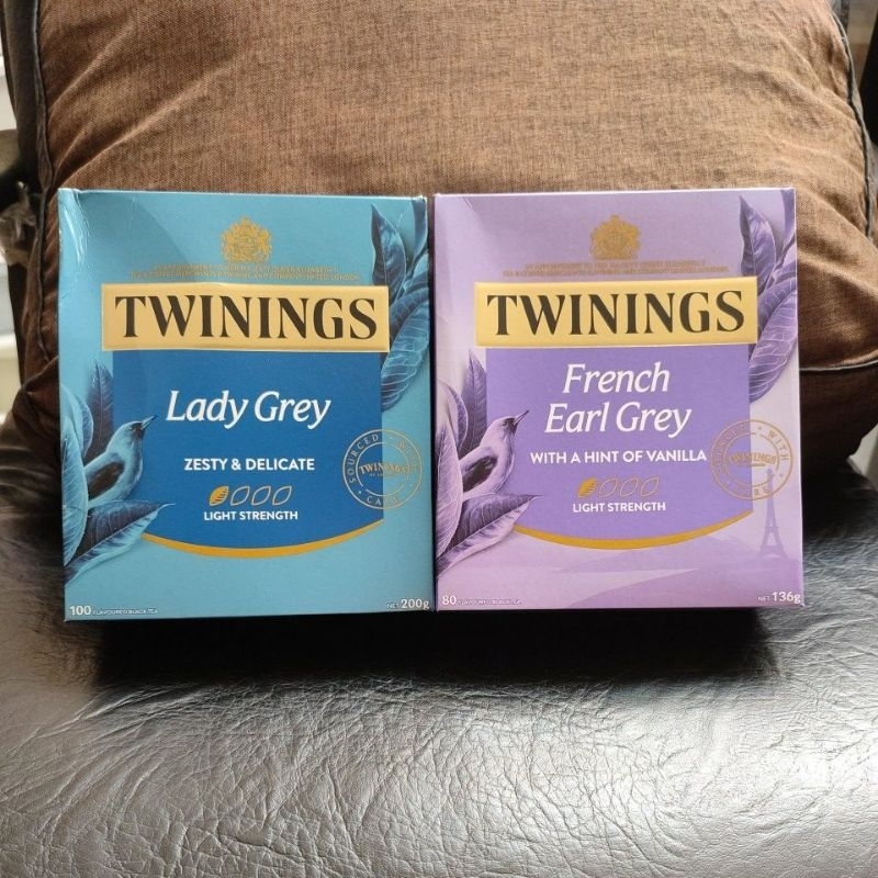 

Twinings black tea Lady Grey French Earl Grey