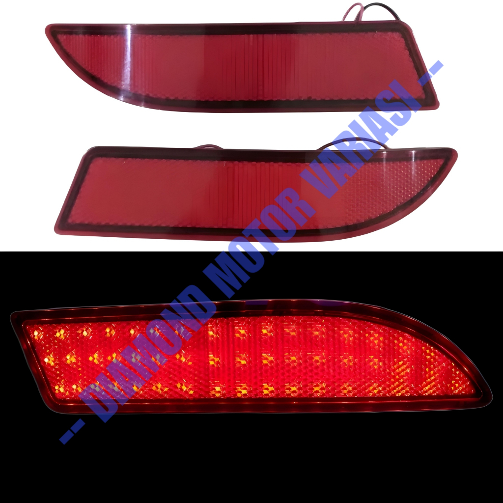 Mata Kucing Reflektor Lampu LED Bemper Belakang Toyota Rush Daihatsu Terios 2006 2007 2008 2009 2010