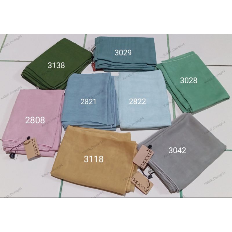 hijab paris polos napocut