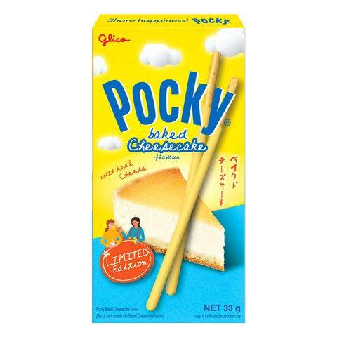 

⭐ BISKUIT THAILAND ⭐ Glico Pocky Baked Cheesecake Limited Edition HALAL 33gr ( Impor / Import Bangkok )