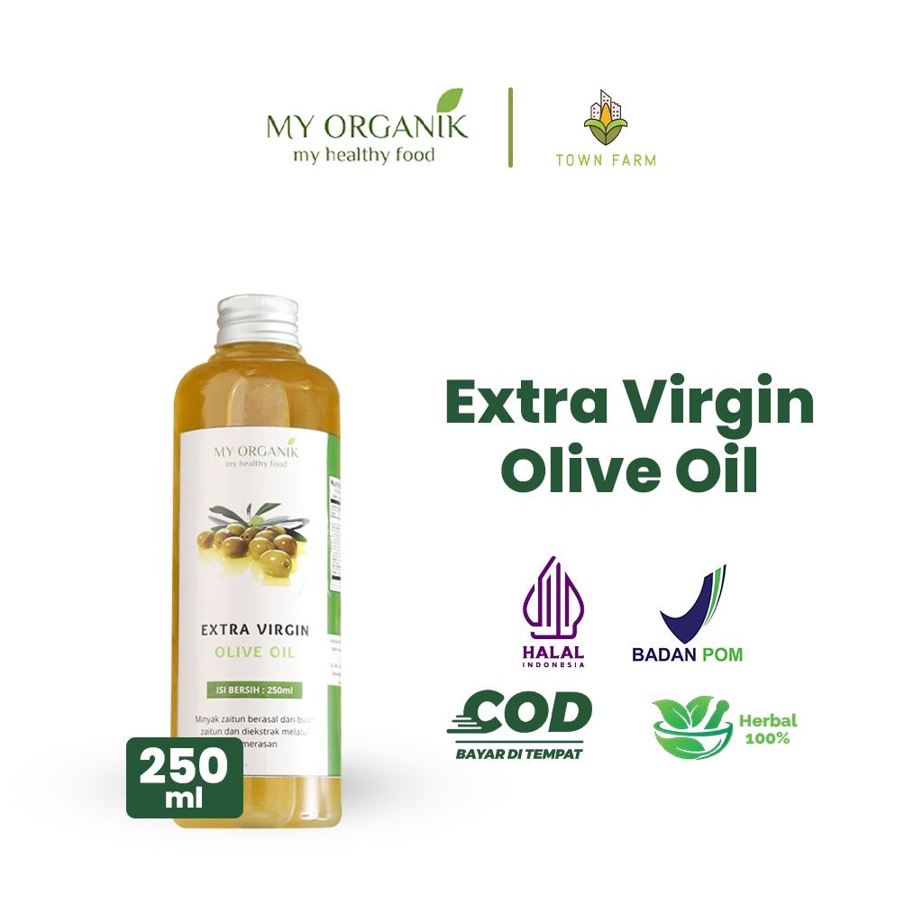 

My Organik Extra Virgin Olive Oil Minyak Zaitun Murni Asli Untuk Diminum Kesehatan / EVOO 250ml