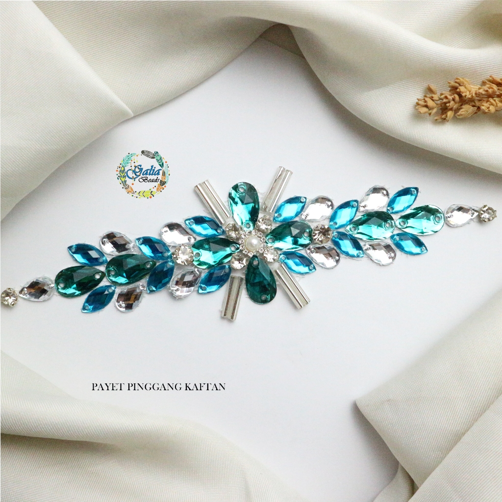 Murah  Payet Rangkai Premium Pinggang Gn 1 Kaftan / Bisa Custom Warna