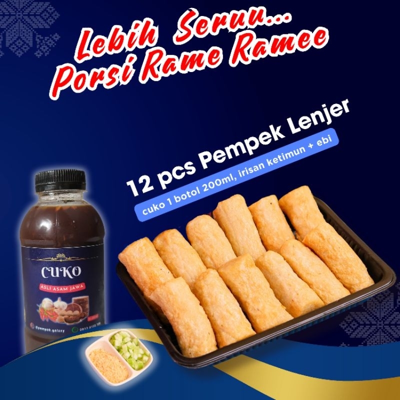 

PEMPEK LENJER IKAN TENGGIRI ASLI 100% HALAL