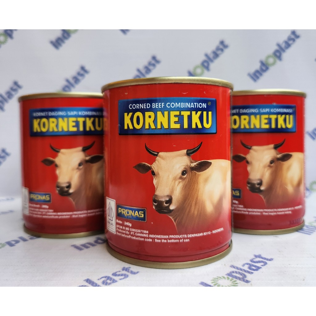 

Pronas Kornet Kornetku Corned Beef 340gr kornet daging sapi