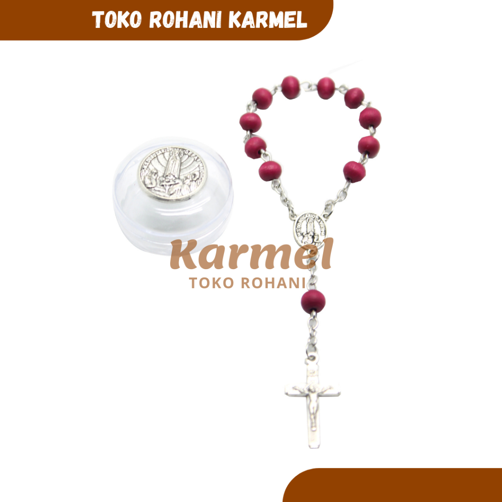 ROSARIO KECIL KATOLIK / ROSARIO KECIL / ROSARIO KAYU WANGI / ROSARIO UNIK / GELANG ROSARIO