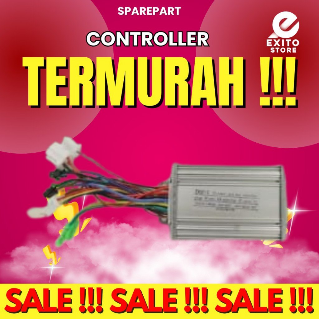 KONTROLER CONTROLLER CONTROLLER MULTI BRUSHLESS BLDC 36V 48V 350WATT - 500 WATT SEPEDA LISTRIK EXOTI