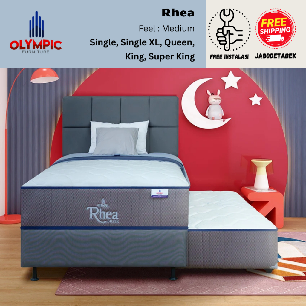 Kasur Springbed Matrass - Olympic TWIN SET RHEA - Kasur Atas Bawah - Kasur Anak