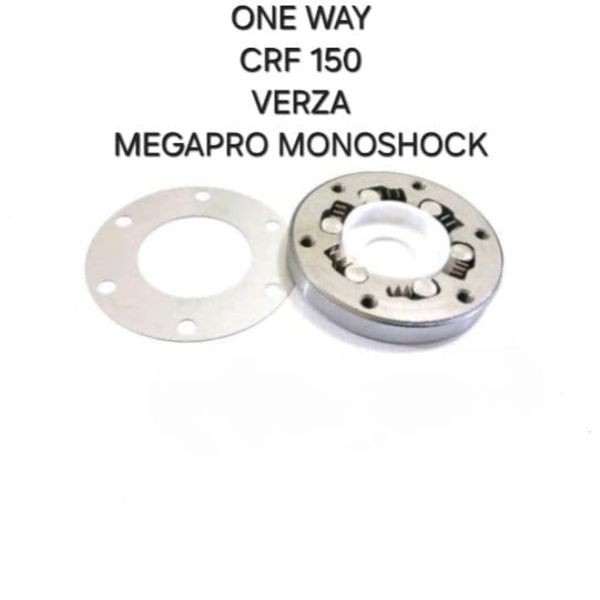 ONE WAY PLAT STARTER CRF 150 VERZA MEGAPRO MONOSHOCK MERK TAKAYAMA