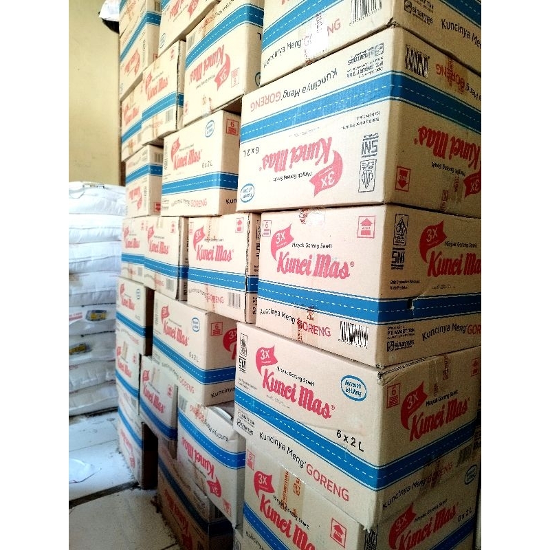 

Minyak goreng premium, Kunci Mas 2 Liter per 5 dus, 1 dus isi 6pcs