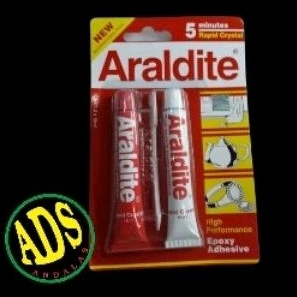 

Lem besi epoxy plastic steel araldite bening