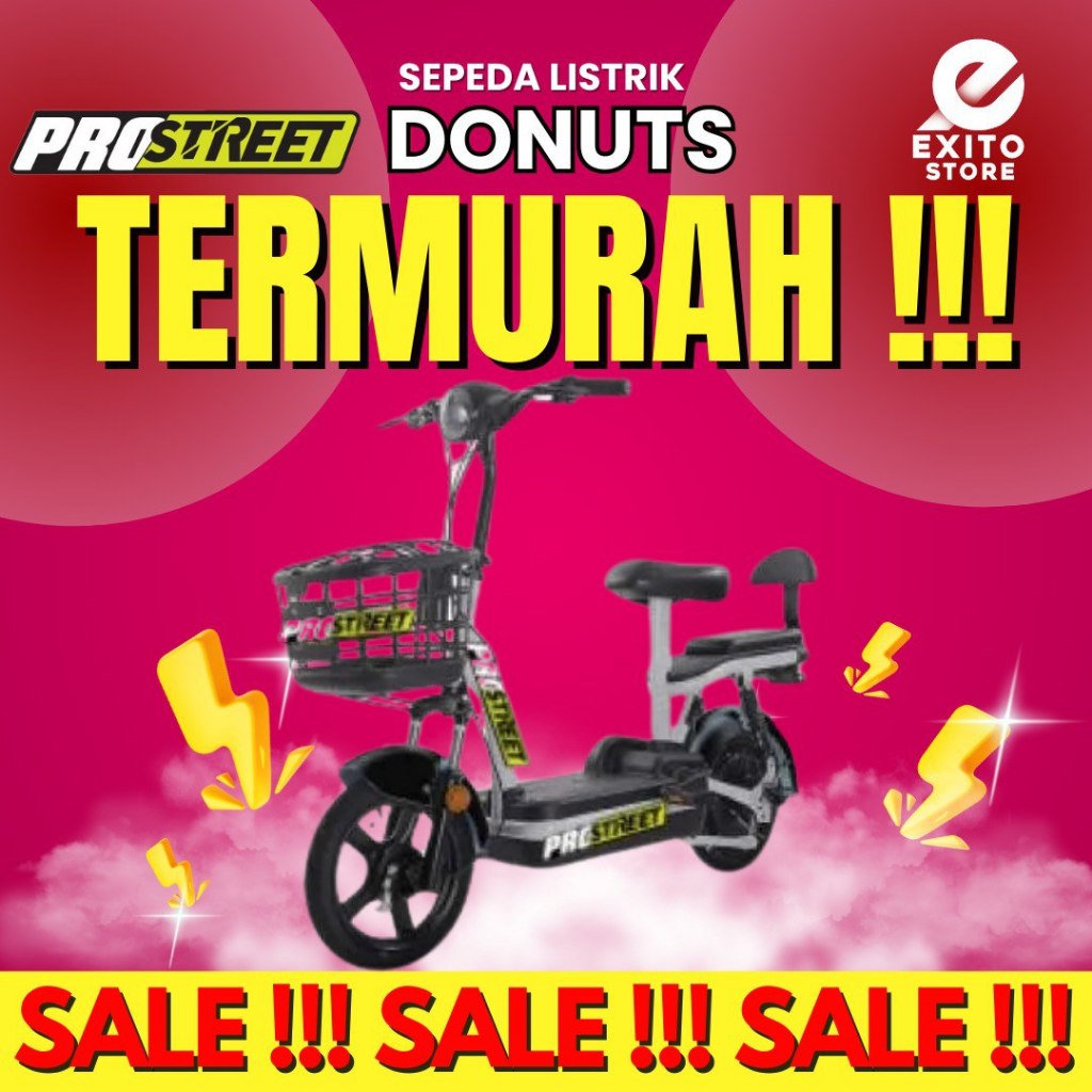 SEPEDA LISTRIK PROSTREET DONUT