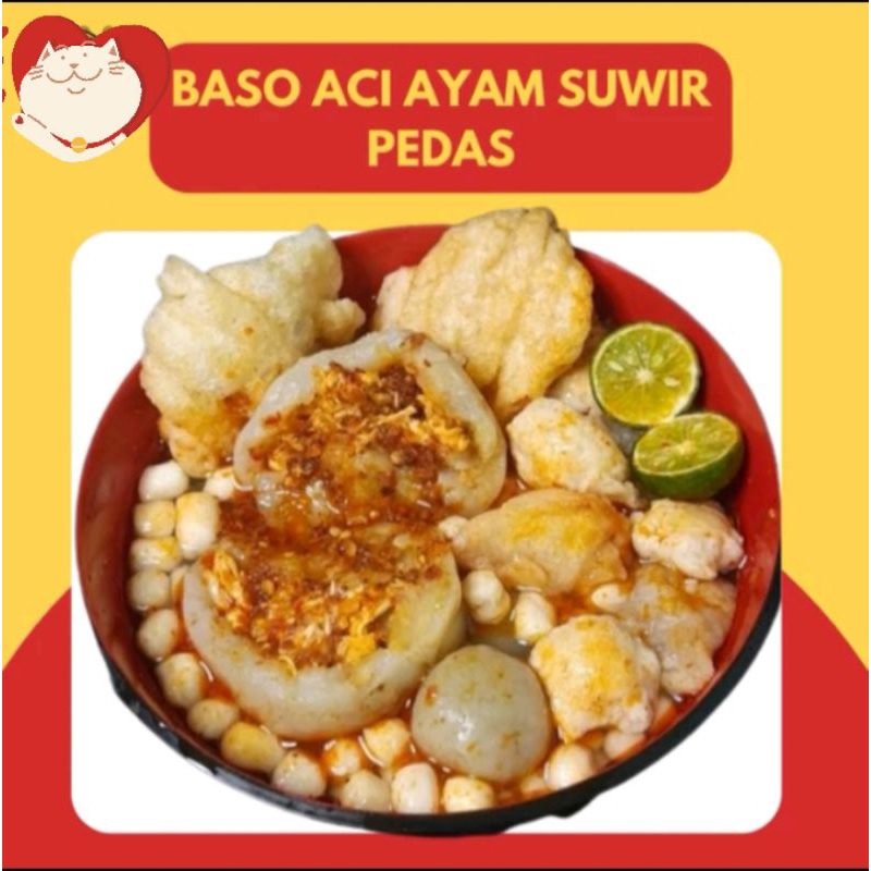 

Baso Aci Ayam Suwir Pedas 5 Bungkus /Makanan Siap Saji