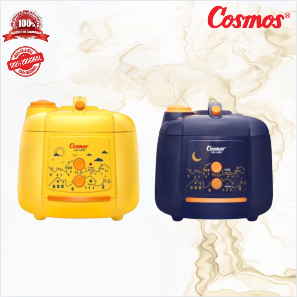 RICE COOKER NON STICK COSMOS CRJ6500M 2L/CRJ-6500M/CRJ-6500-M/CRJ 6500M/COSMOS ORIGINAL BERGARANSI