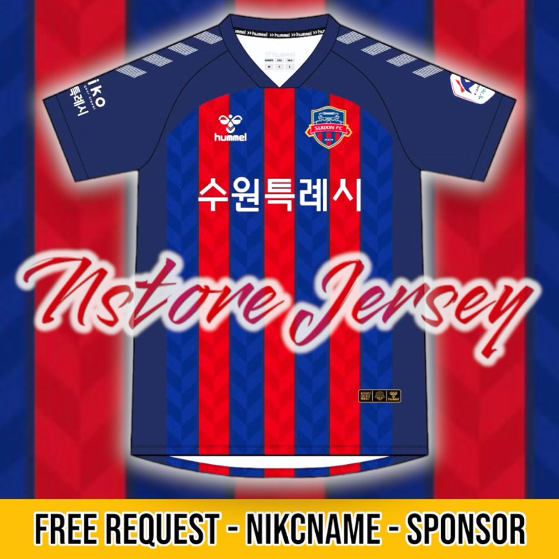 Jersey Suwon FC Home Away 2024 2025 Free nickname