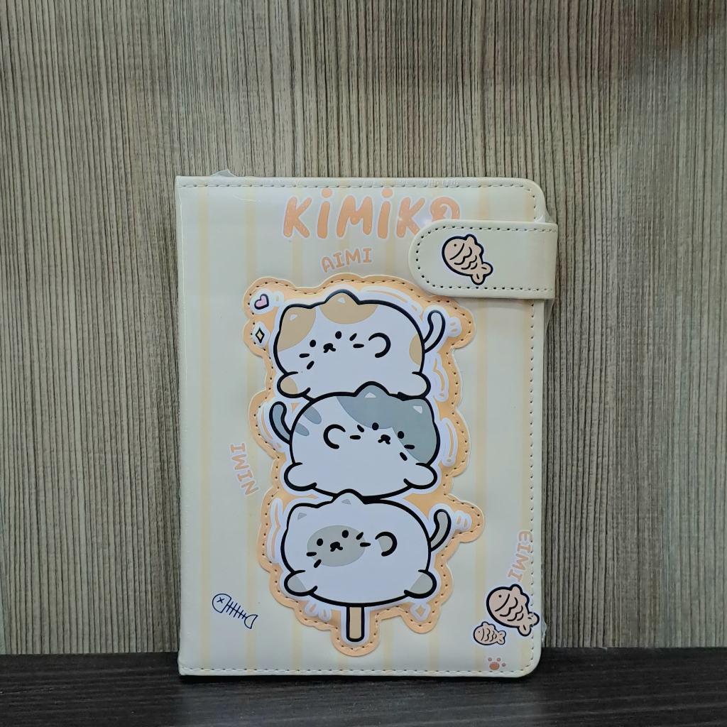 

Gramedia Cirebon - Kako Kimiko Cat Magnetic Buckle Notebook A5 Yellow