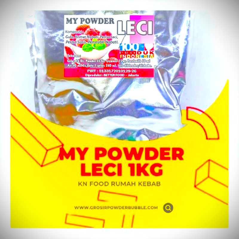 

Powder Rasa Leci Reguler 1 kg - Bubuk Minuman Rasa Leci 1kg