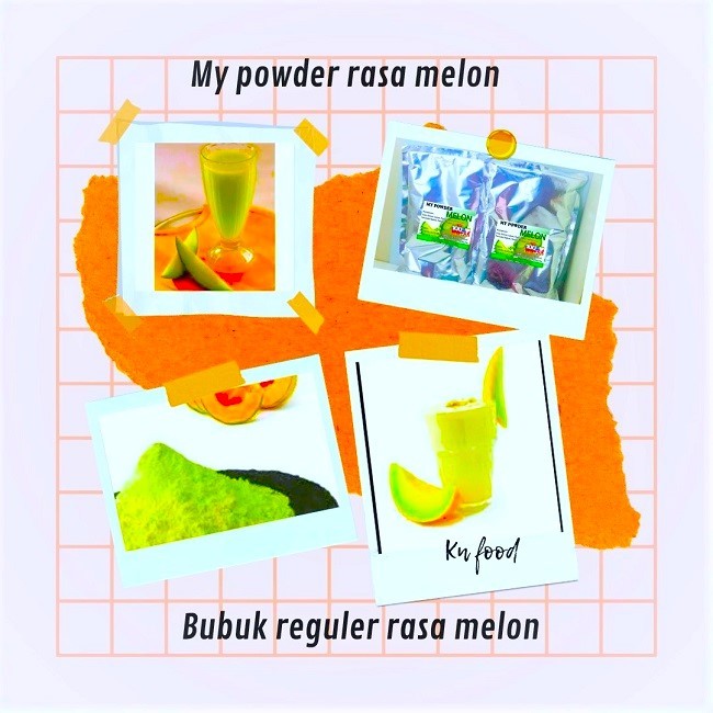 

Minuman Bubuk Rasa Melon Reguler -Powder Rasa Melon -1 Kg