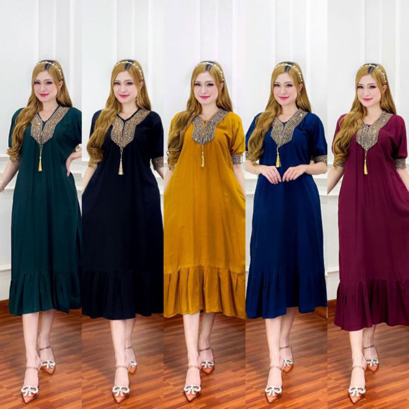 Dress Renda Sultan Daster Renda Sultan Kekinian