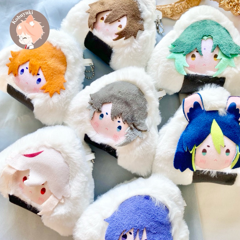 [READY] Last Stock Fluffy Onigiri Genshin Impact plush keychain doll plushie 10cm boneka tartaglia c
