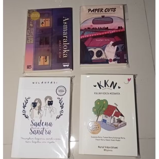 novel asmaraloka paper cuts sadena dan sandra unsealed preloved wattpad