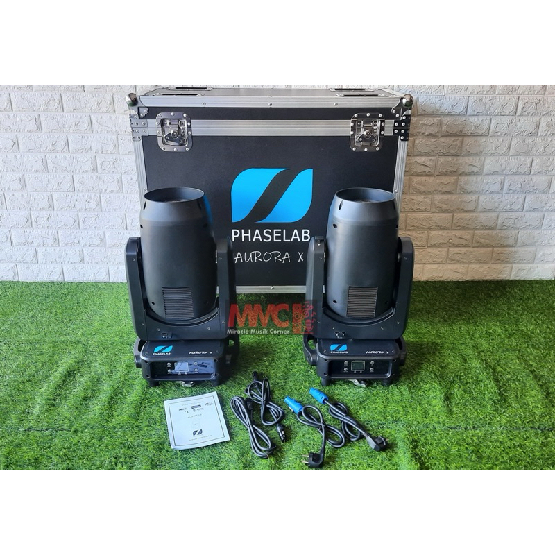 MOVING BEAM PHASE LAB AURORA X BY WEINAS 14R 2UNIT PLUS HARDCASE