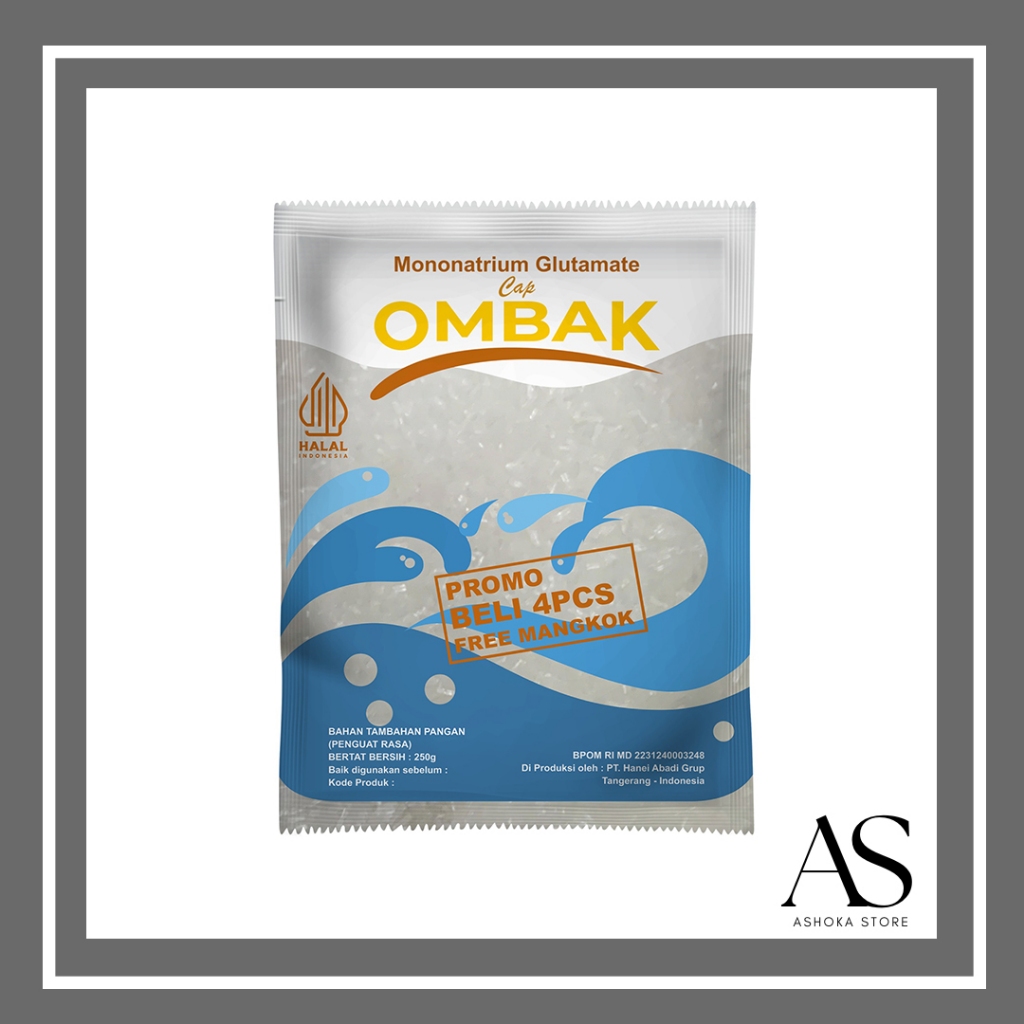 

MSG Micin Vetsin Penyedap Rasa Ombak - 250 Gram
