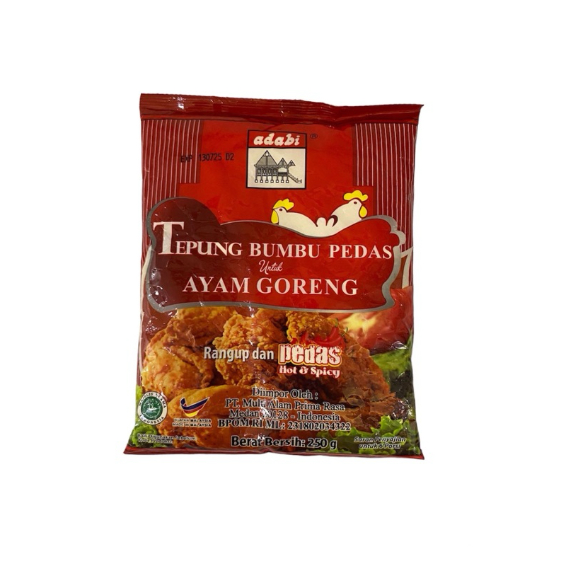 

Adabi Tepung Bumbu Ayam Goreng Pedas 250gr