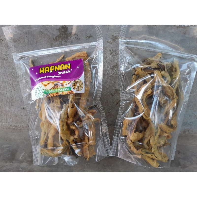 

Keripik belut / belut goreng/ belut crispy godean 100gr