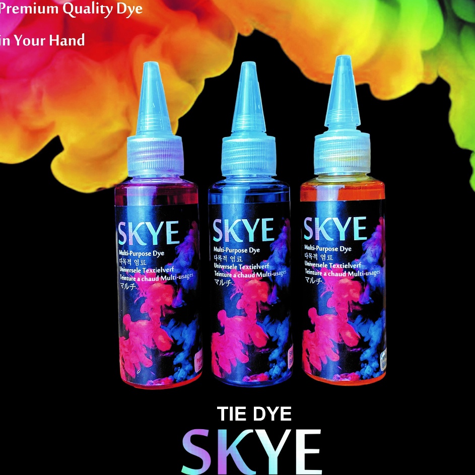 

ShareNow PEWARNA SKYE TIE DYE KIT TERLENGKAP ANTI LUNTUR BANYAK WARNA