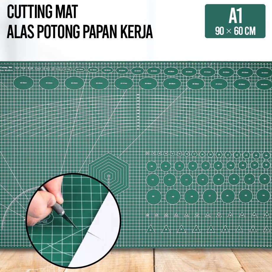 

Praktis QJH Working Pad Cutting Mat Alas Potong Papan Kerja A1 9 x 6 cm QJ4